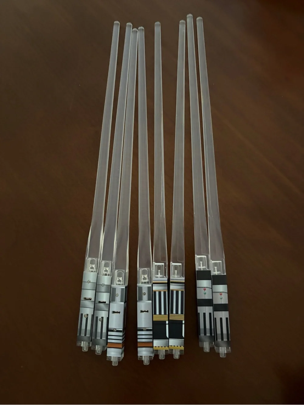 LightSaber Glow Reuseable Chop Sticks Set of 4